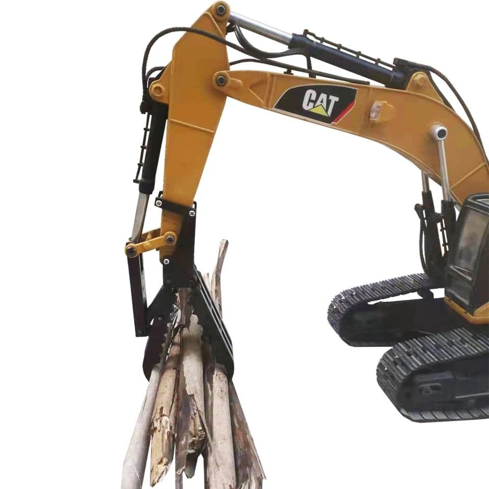 ラジコン　油圧　ショベルカー　Huina 1580　アタッチメント多数　 ユンボ