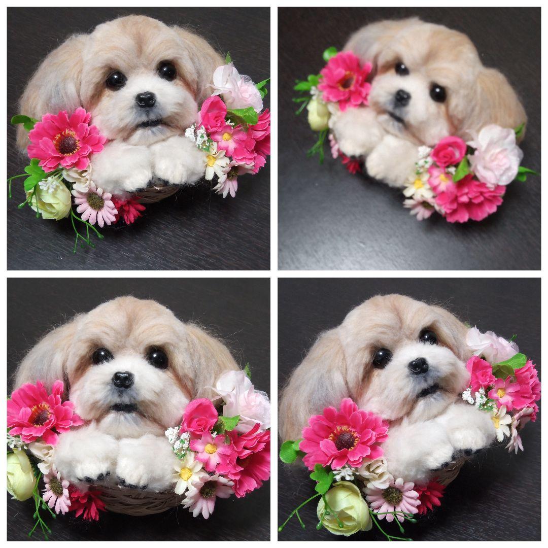 愛犬さんの羊毛フェルトオーダー nissy