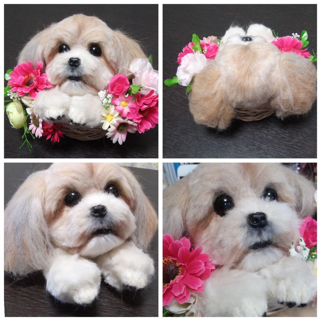 愛犬さんの羊毛フェルトオーダー nissy