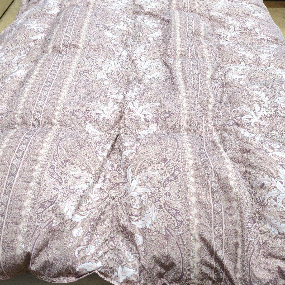 西川羽毛布団ダウン85%シングルピンク