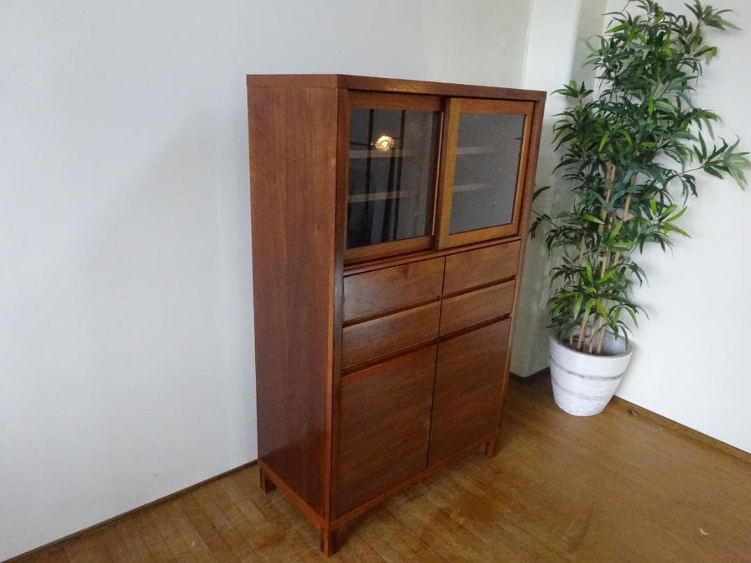 えりわた　TAKANO/高野木工　/カノ　85カップボード　ウォールナット