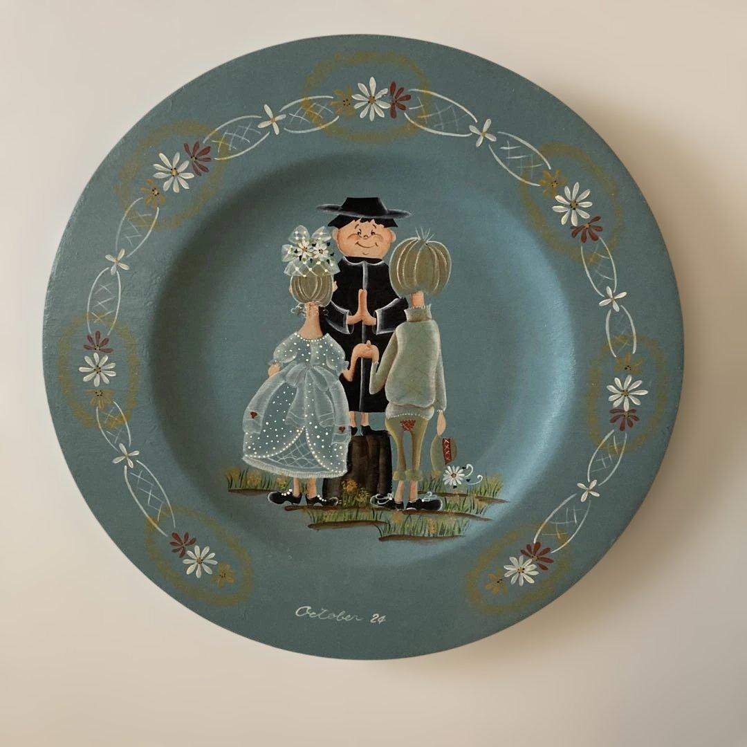 手描きトールペイントウェルカムボード