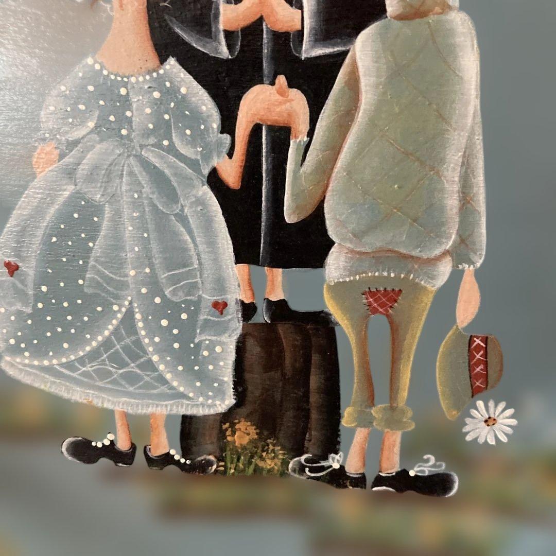 手描きトールペイントウェルカムボード