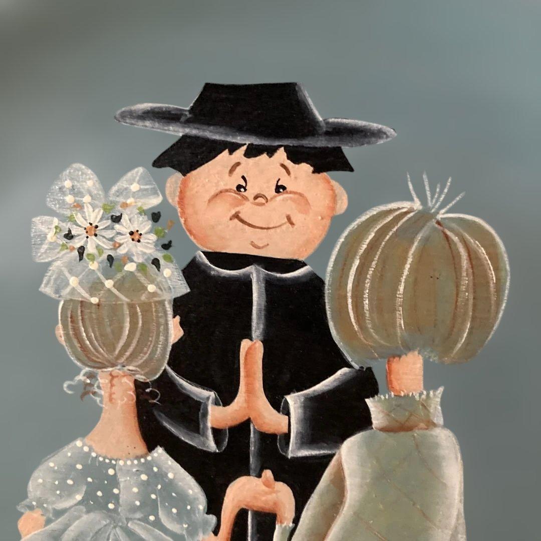 手描きトールペイントウェルカムボード