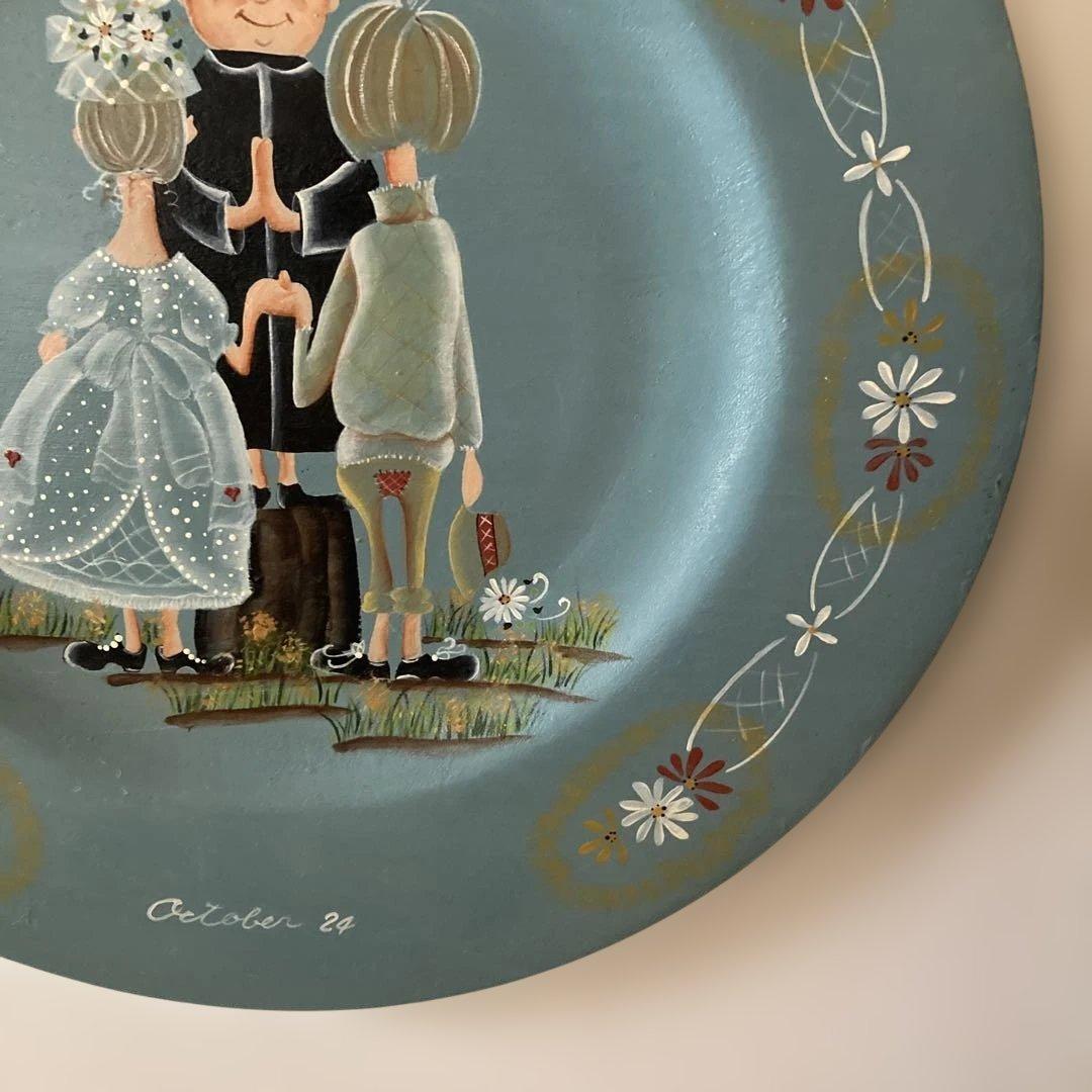 手描きトールペイントウェルカムボード