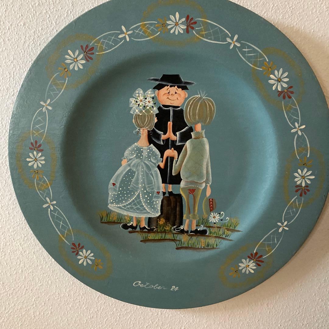 手描きトールペイントウェルカムボード