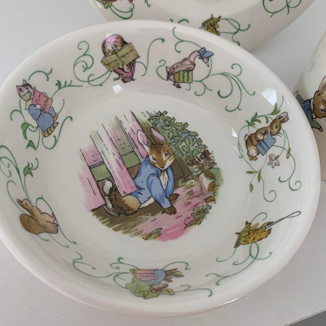 ウェッジウッド ピーターラビット　グリーンライン　セット