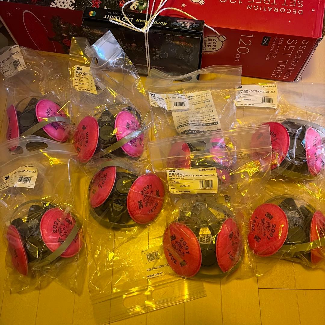 3M スリーエム　RL3 取替え式防塵マスク　8個セット