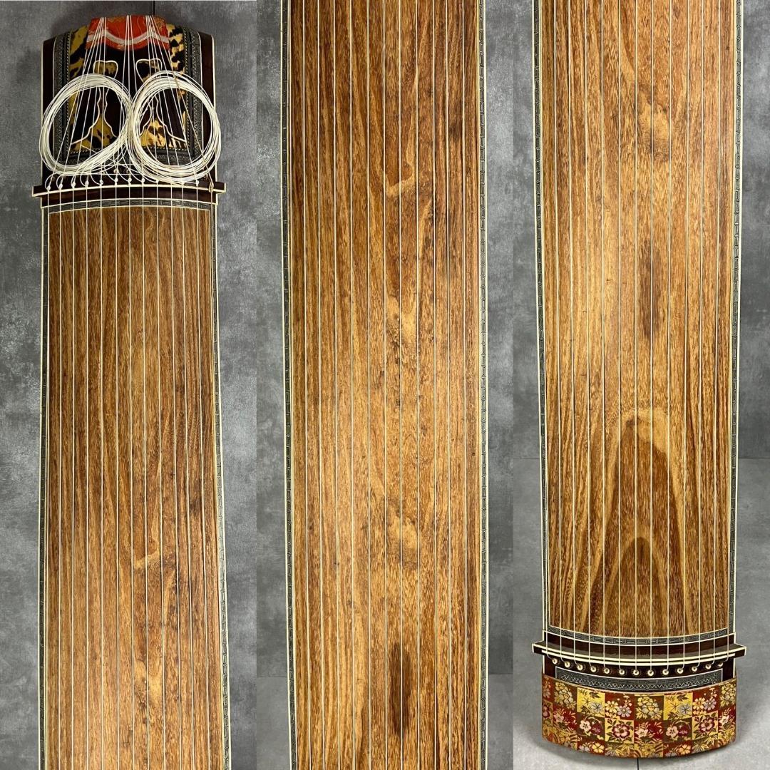 最高級 べっ甲 天然素材装飾 琴 13弦 金蒔絵 鼈甲 和楽器 伝統 演奏会