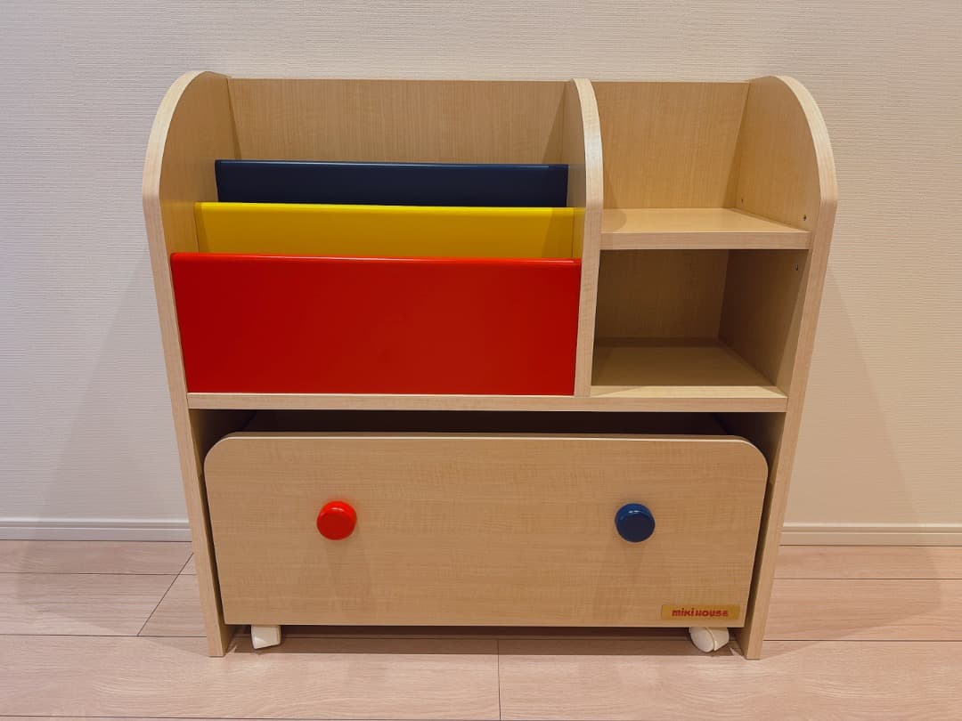 MIKI HOUSE ミキハウス ノベルティ 絵本棚 ブックシェルフ 本棚 家具