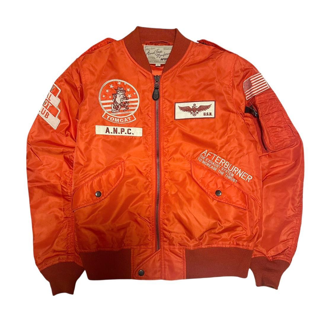 アヴィレックスL-2B F-14 TOMCAT フライトジャケット ワッペン L