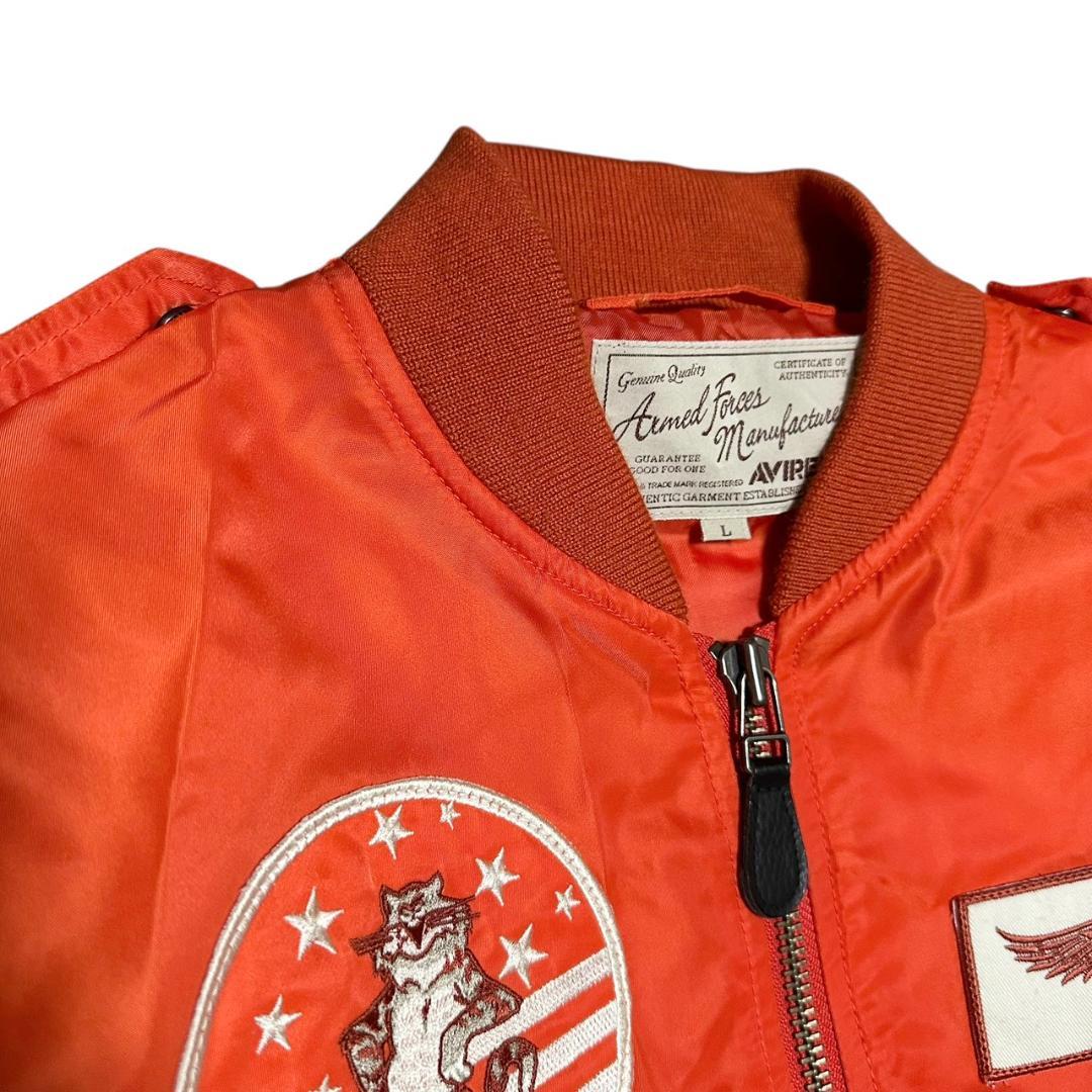 アヴィレックスL-2B F-14 TOMCAT フライトジャケット ワッペン L