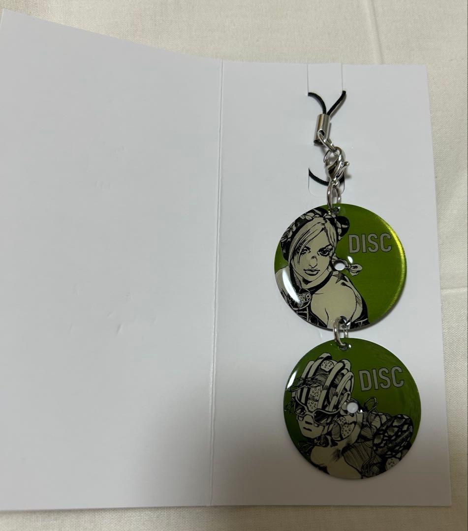 ジョジョ展 メタルDISC型 キーホルダー 限定品 荒木飛呂彦 原画展 空条
