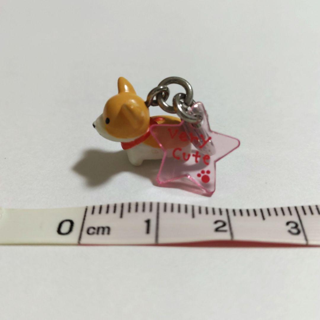 【当時物】わんわんわんこ　ファスナーホルダー　コーギー　チャーム　平成レトロレア