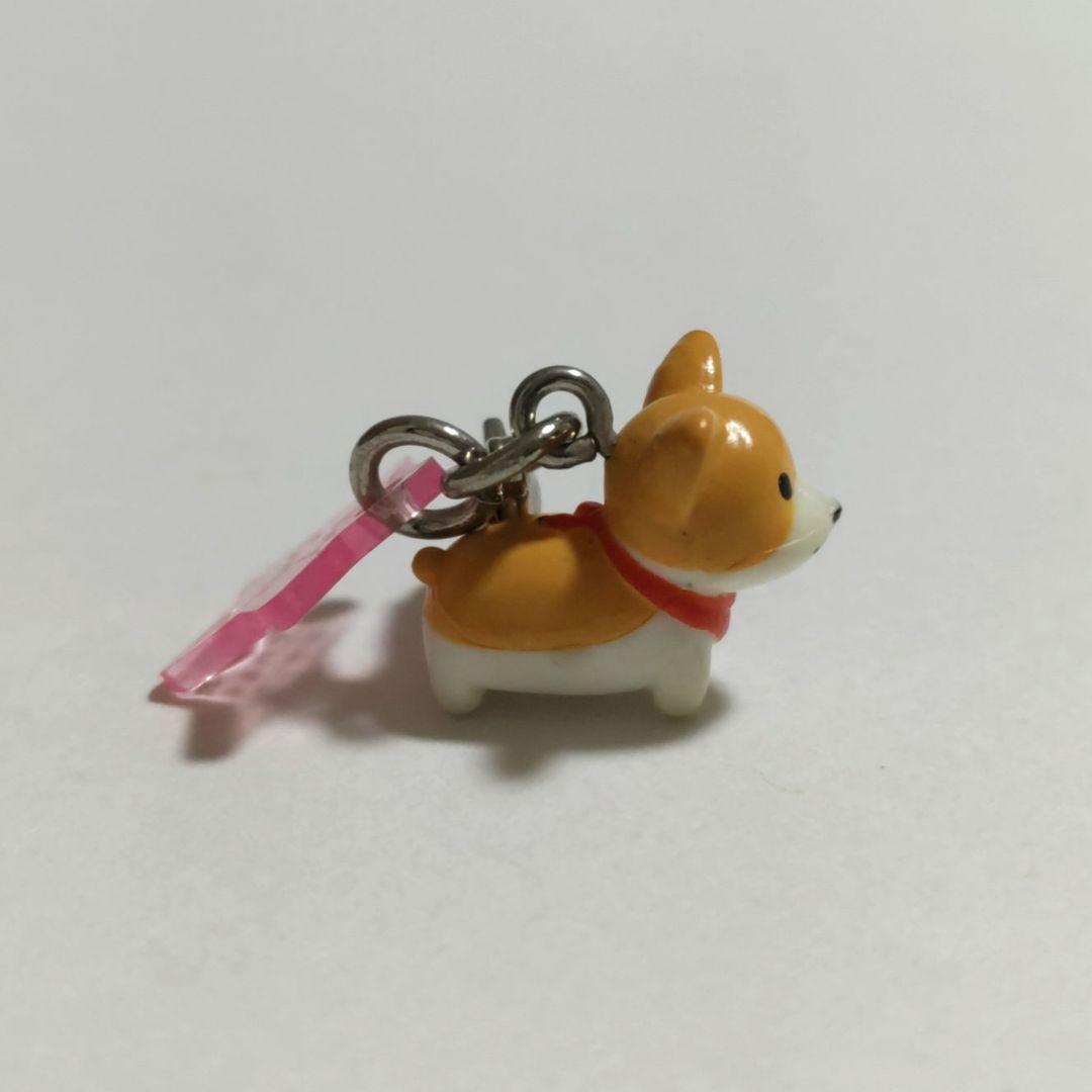 【当時物】わんわんわんこ　ファスナーホルダー　コーギー　チャーム　平成レトロレア
