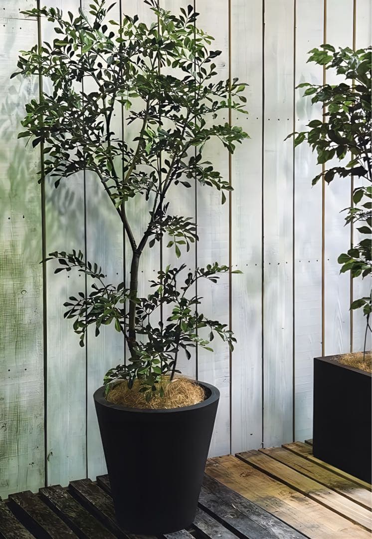 光触媒　人工観葉植物　ウォールグリーン　フェイクグリーン　トネリコ120FST