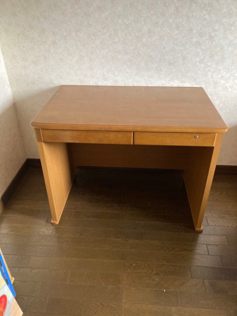 高評価　棚あり　スギコウジョウ製　学習机 ライト付き棚取り外して別発送　着払い