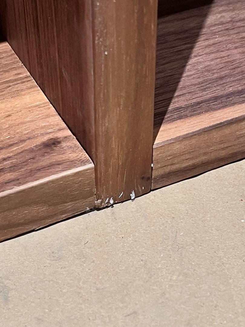 無印良品　スタッキングシェルフ・ワイド・５段・ウォールナット材・2列