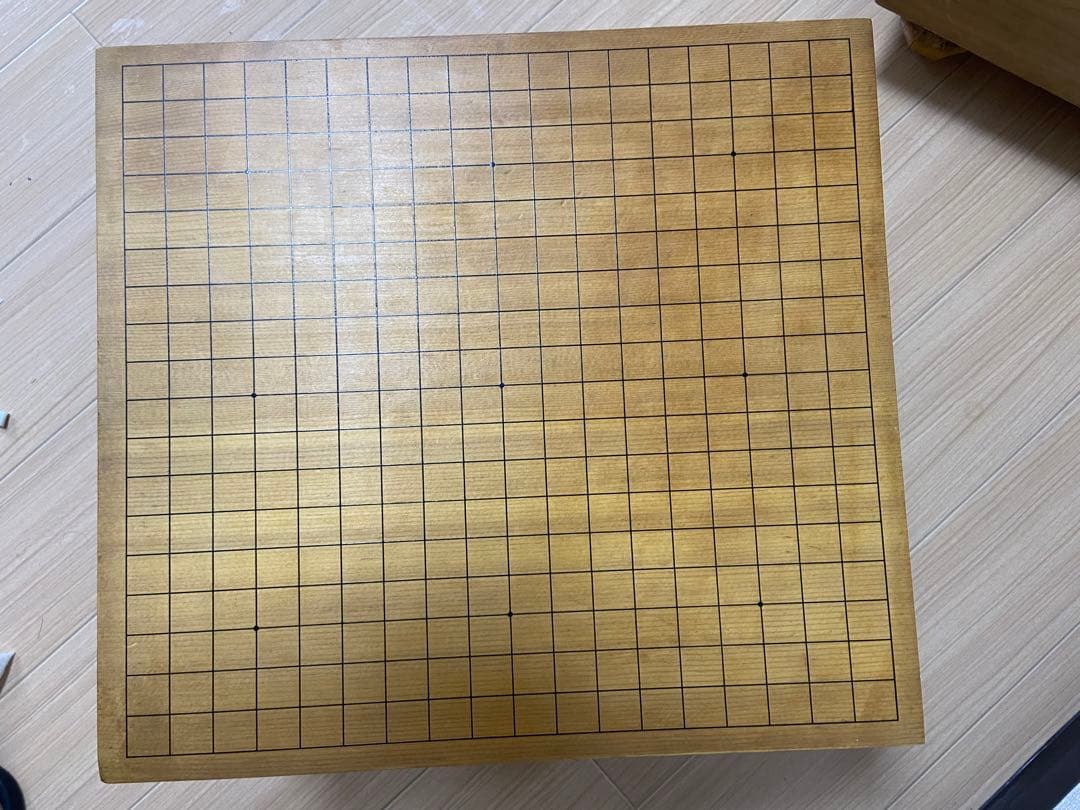 本榧 碁盤 木裏 板目 五寸 繊細な木目 囲碁 将棋 超重量 貴重