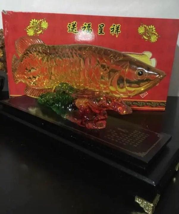 注目★早い者勝ち★１点限定★希少価値あり★招財金龍魚置物