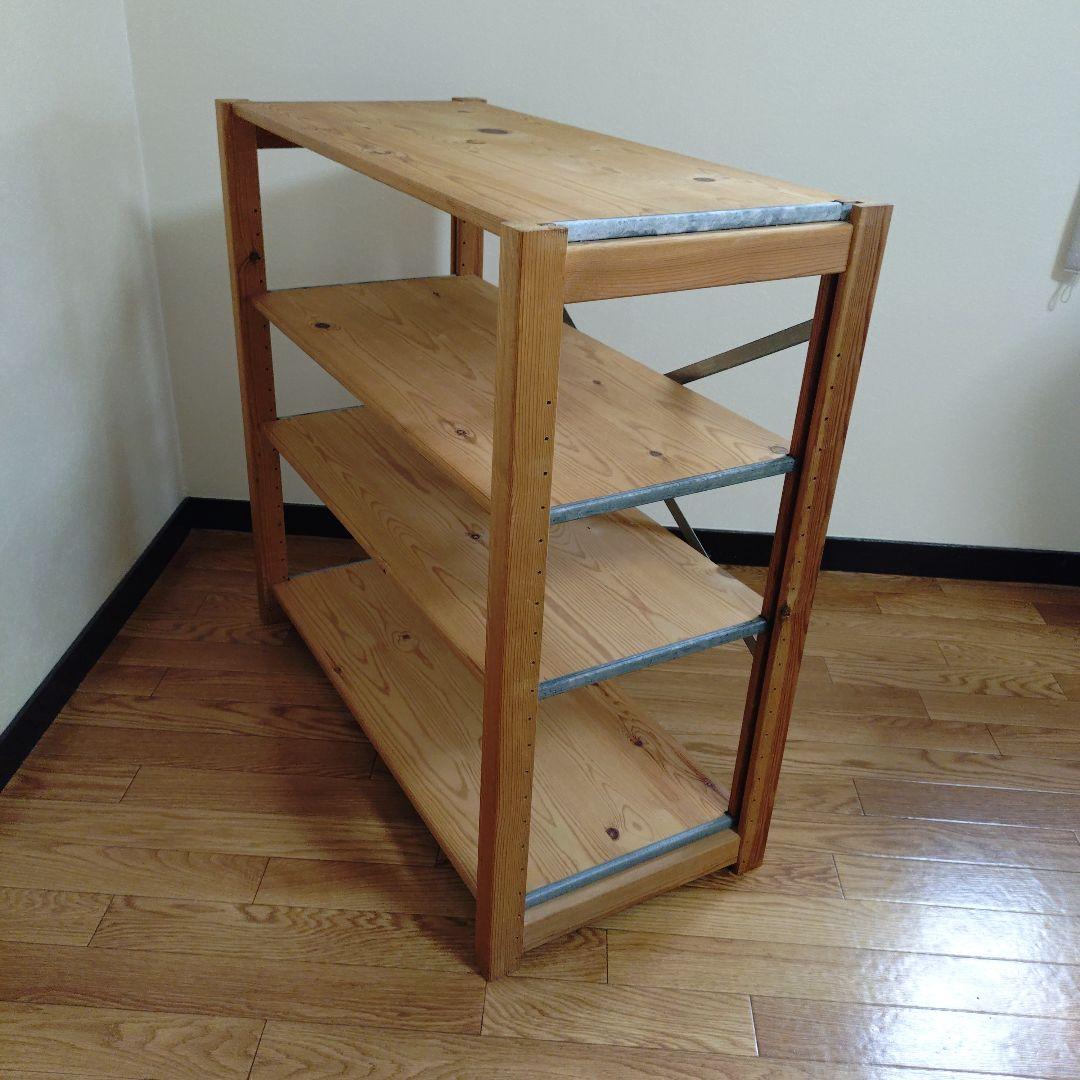 【ご予約品】廃盤希少 無印良品 パイン材ユニット棚・旧タイプ