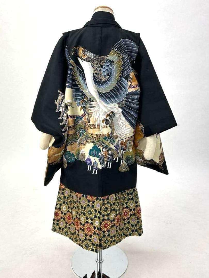 七五三 5歳 絵羽織袴セット 110cm ①