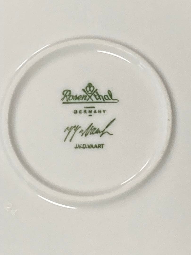 限定サイン入り　Rosenthal × Brigitte Doege×JVD 皿