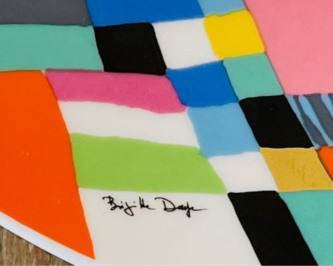 限定サイン入り　Rosenthal × Brigitte Doege×JVD 皿