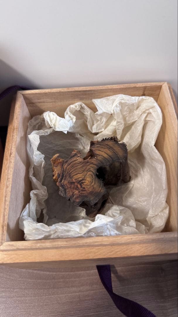 六国五味《伽羅》落款印付き　92g 香木　茶道具　ベトナム産　沈香