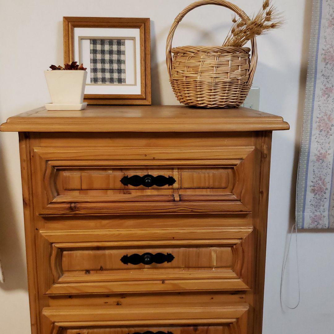 パインのハイチェスト