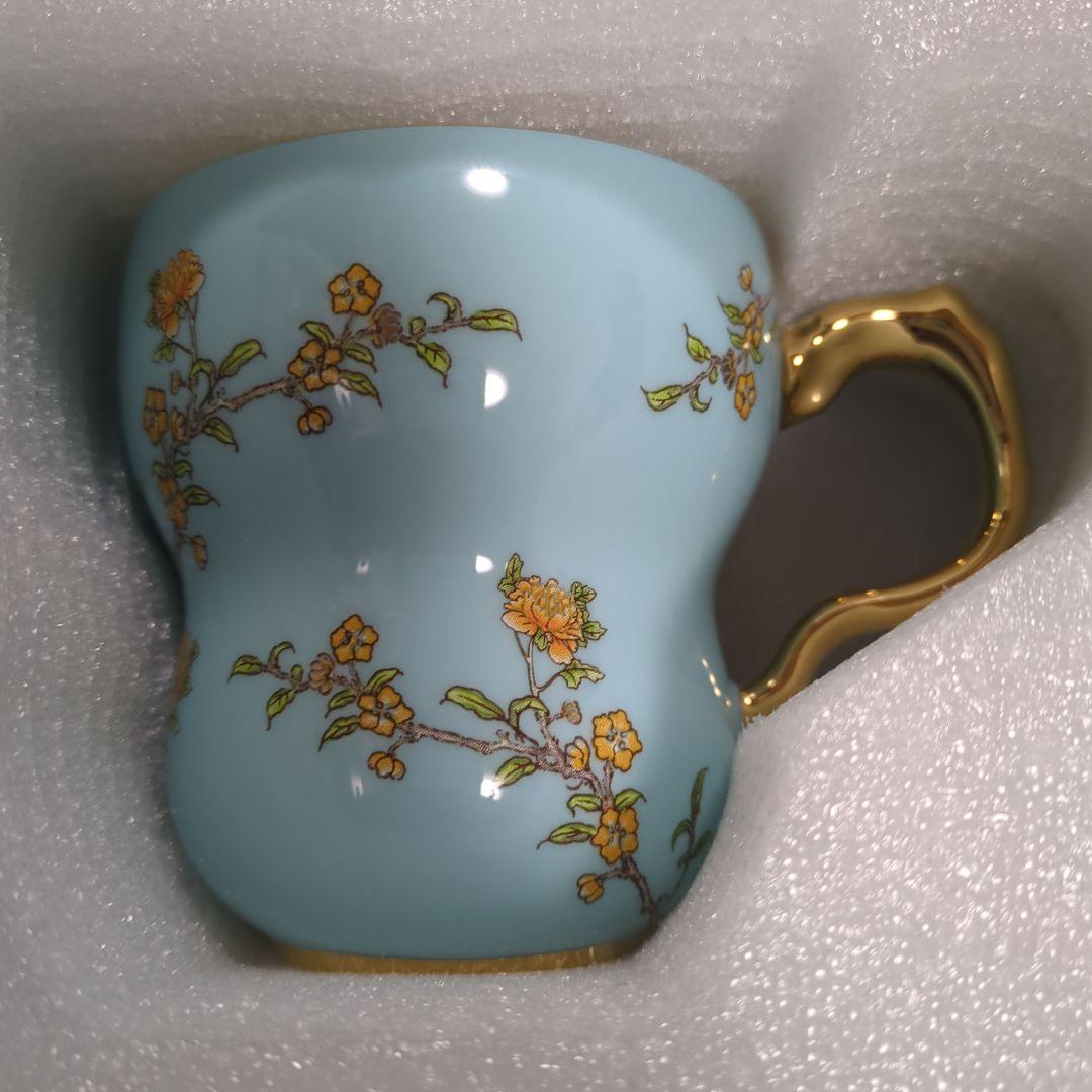 【G20公式国賓級】夫人瓷 西湖蓝 ペアマグカップ 新品未使用・完品