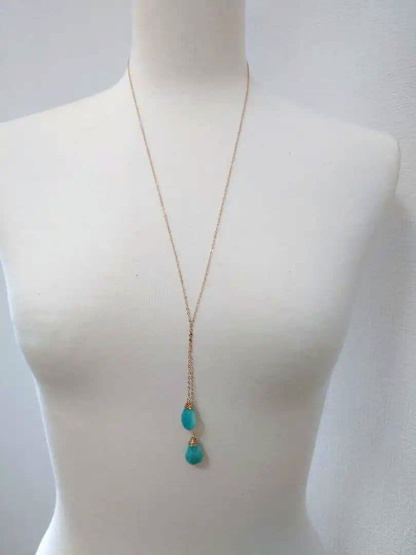 7月 HAWAIIファイティングイール　ラリマーハンドメイド　ロングネックレス 9e538a1befbf805e011a1e8100970b