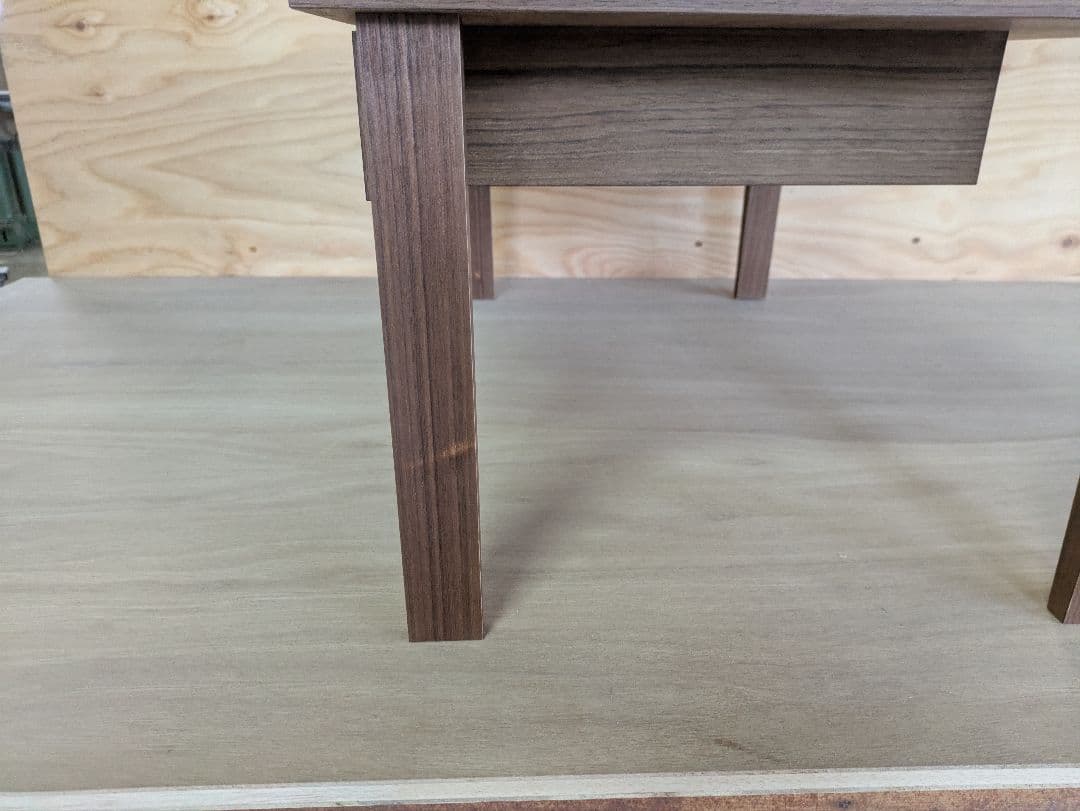 ウォールナット　オーダーメイド　家具　ローテーブル　テーブル　オイル仕上げ