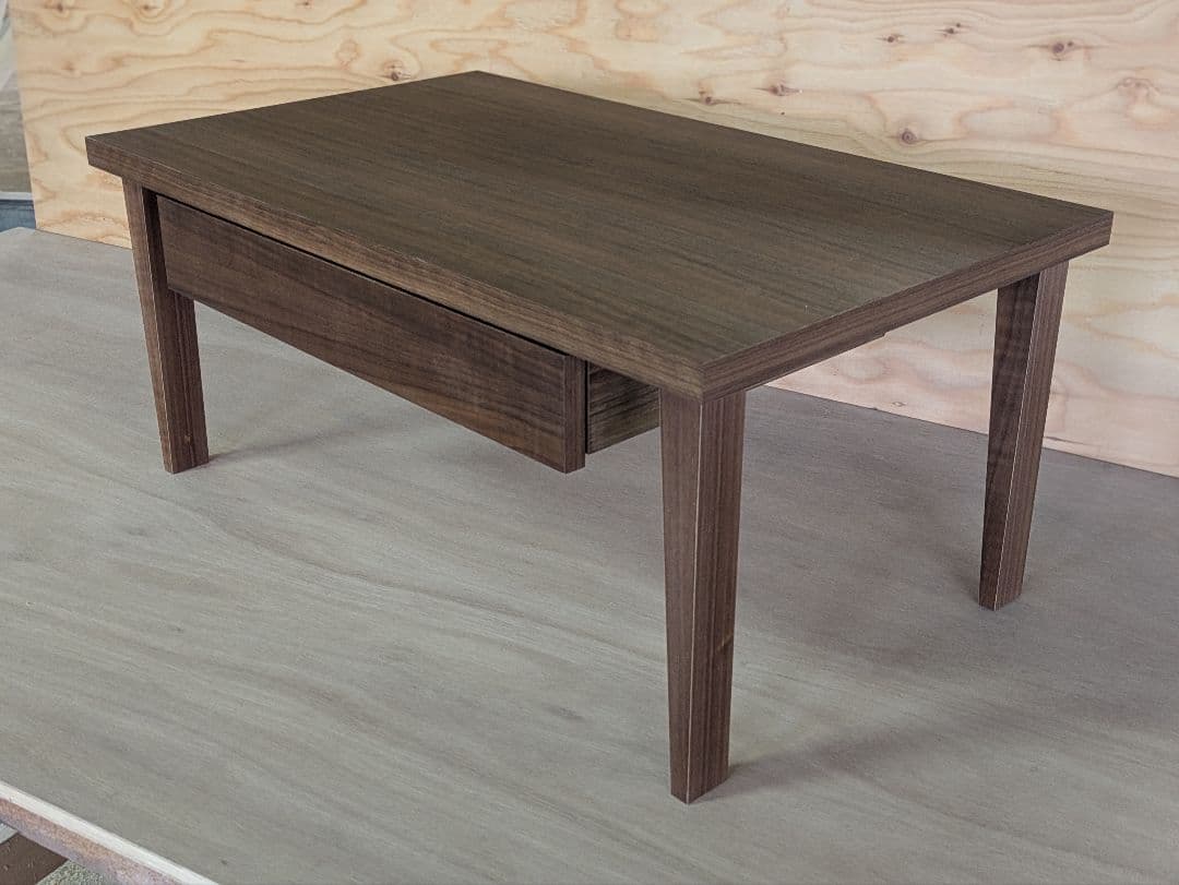 ウォールナット　オーダーメイド　家具　ローテーブル　テーブル　オイル仕上げ