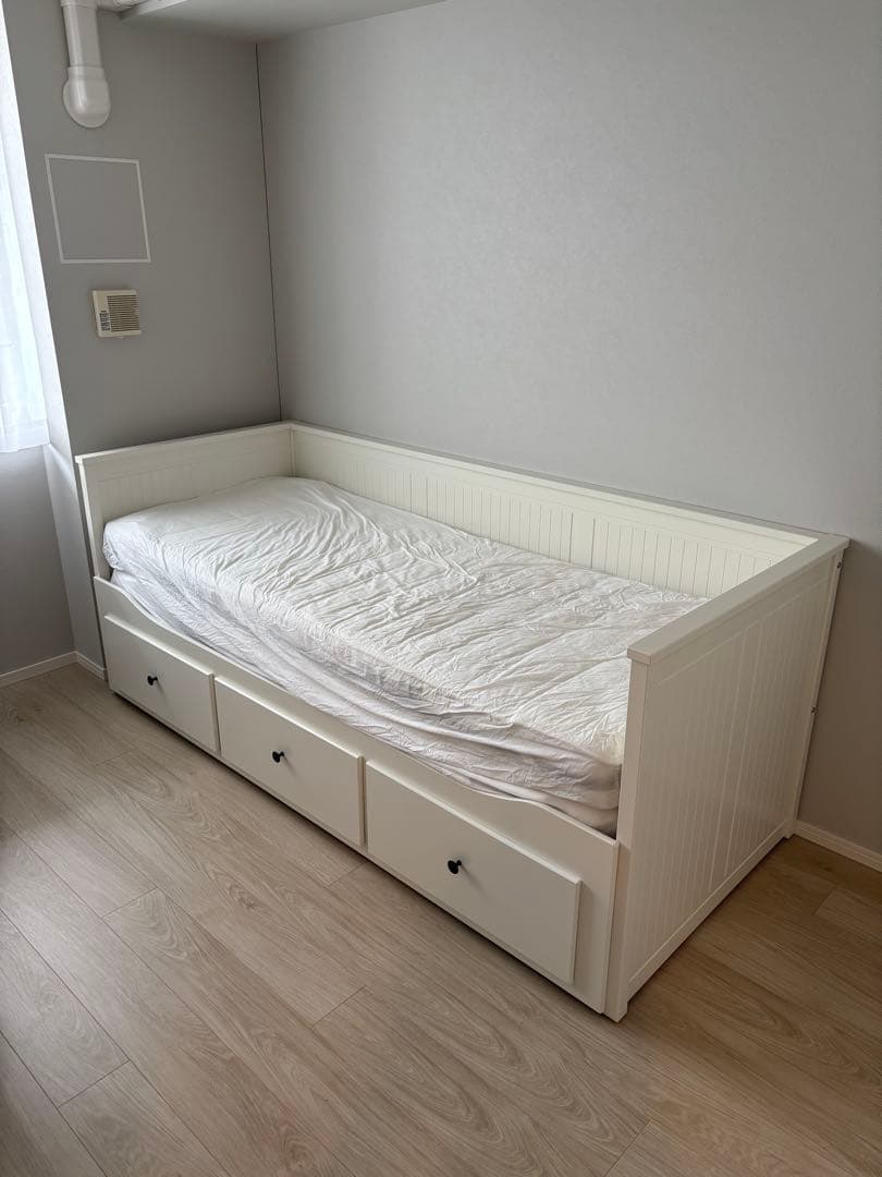 IKEA HEMNES ヘムネス デイベッド ホワイト シングルベッドフレーム