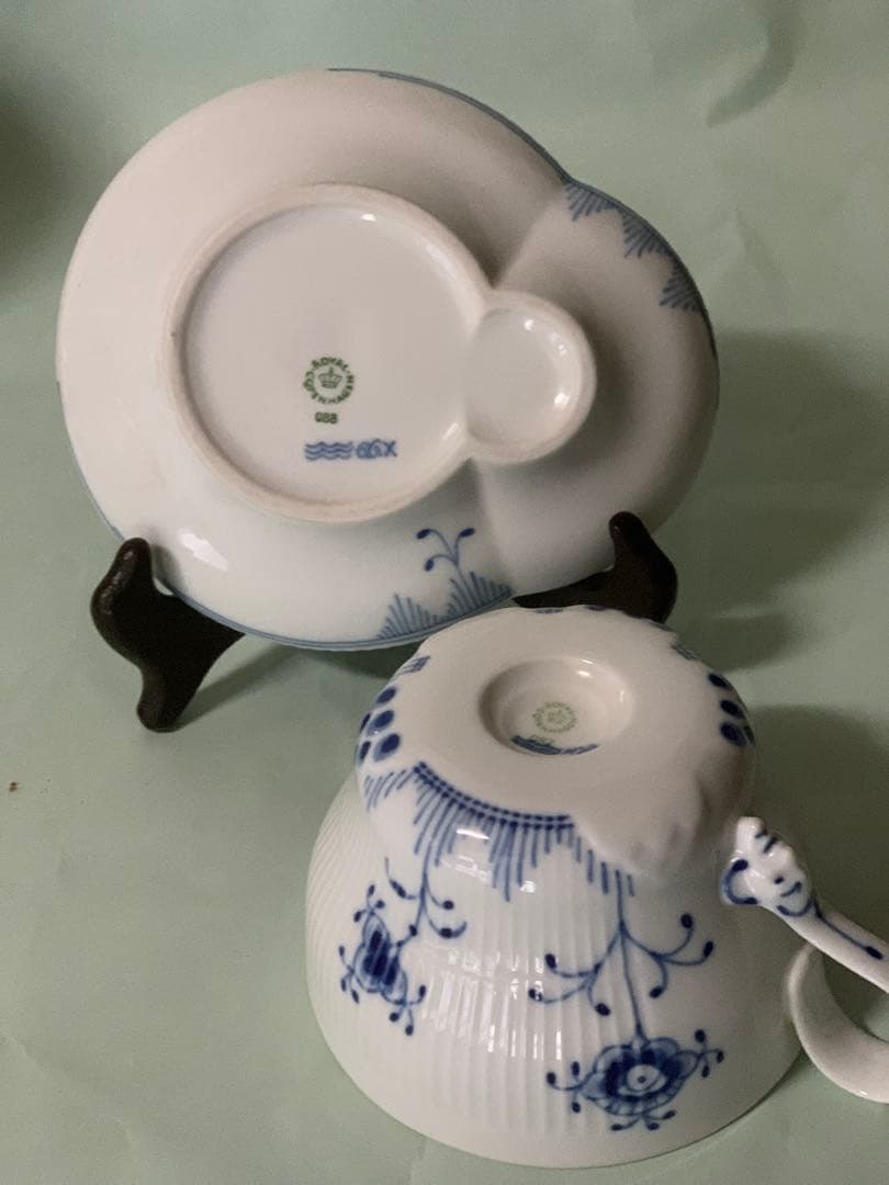 ロイヤルコペンハーゲン　ブルー、ホワイトエレメンツ10点セット、