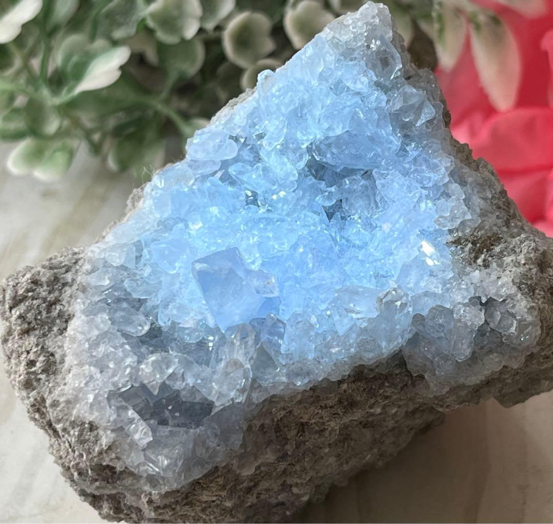 【天使の石】セレスタイト　天青石　原石　ラフストーン　大