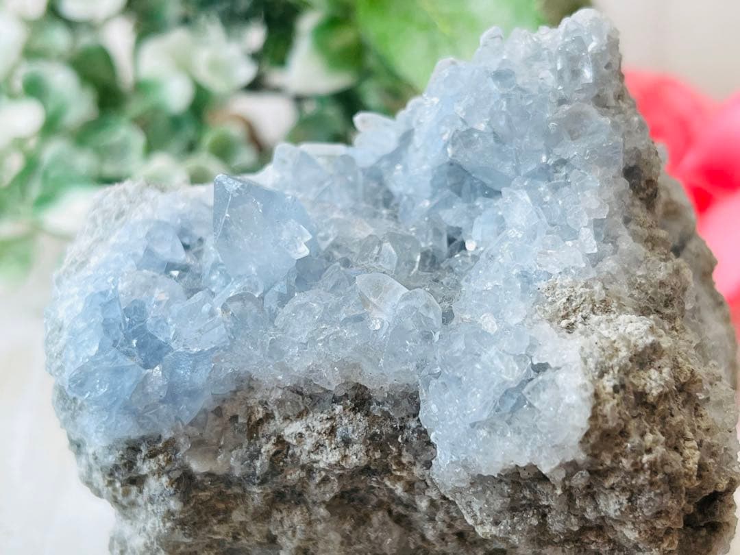 【天使の石】セレスタイト　天青石　原石　ラフストーン　大