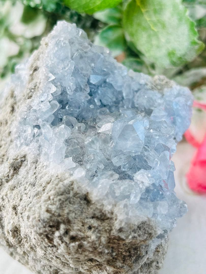 【天使の石】セレスタイト　天青石　原石　ラフストーン　大