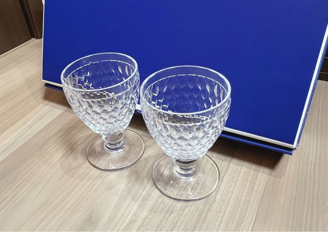 【新品未使用★専用お箱付】Villeroy&Bochワイングラス ディープボウル