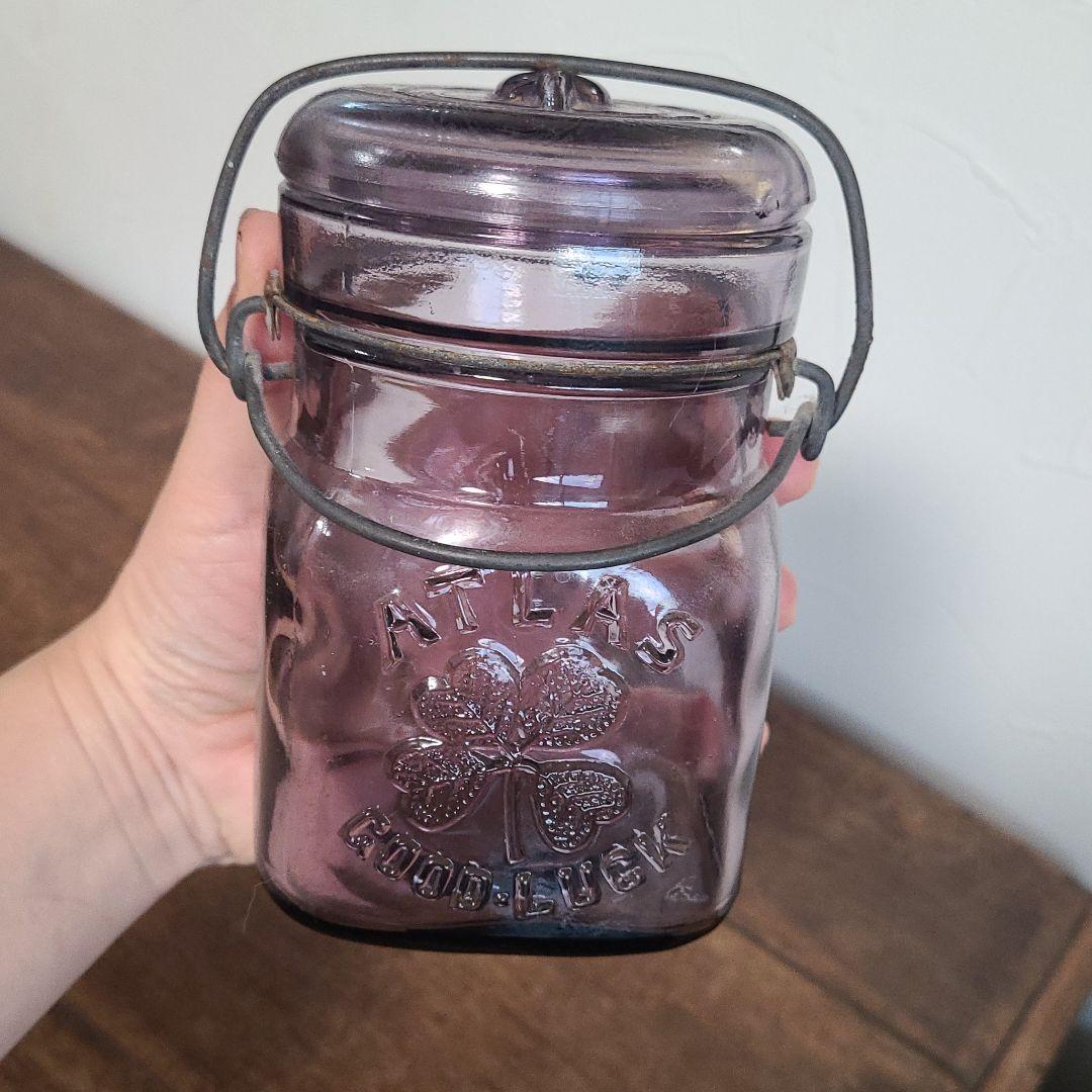 激レア　ヴィンテージ　アトラス　ガラスジャー