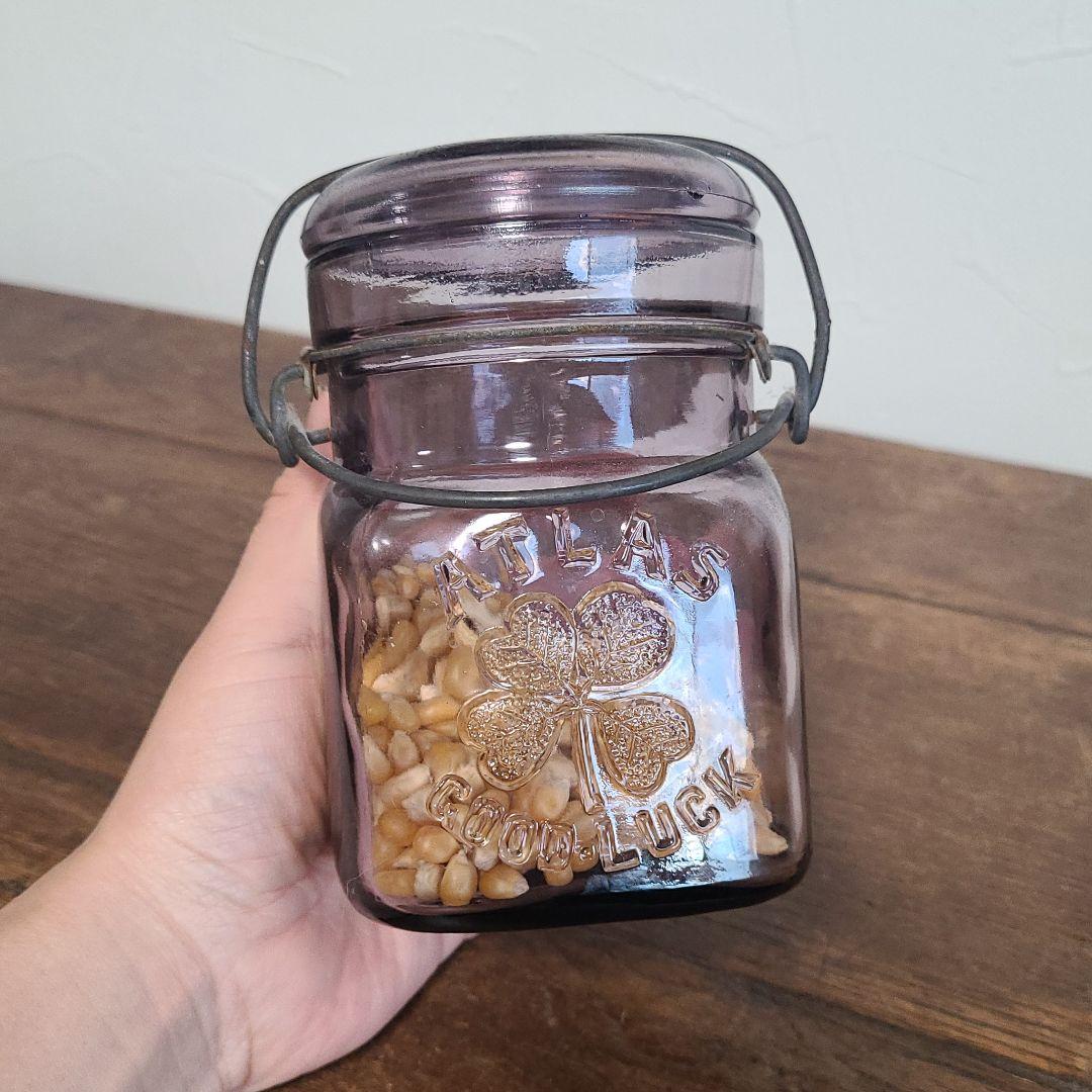 激レア　ヴィンテージ　アトラス　ガラスジャー