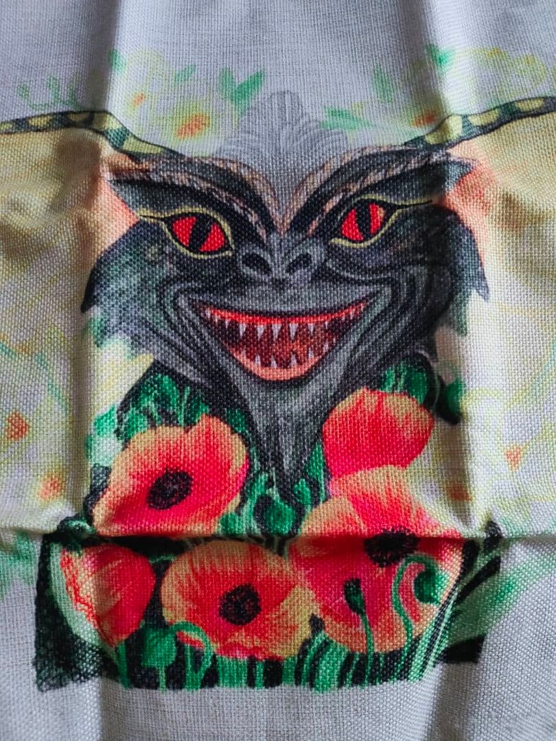 激レア 映画グレムリン ギズモ ストライプ クッションカバー ぬいぐるみ