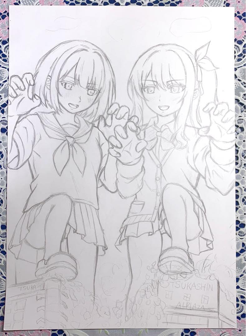 黒ニットページ　イラスト依頼