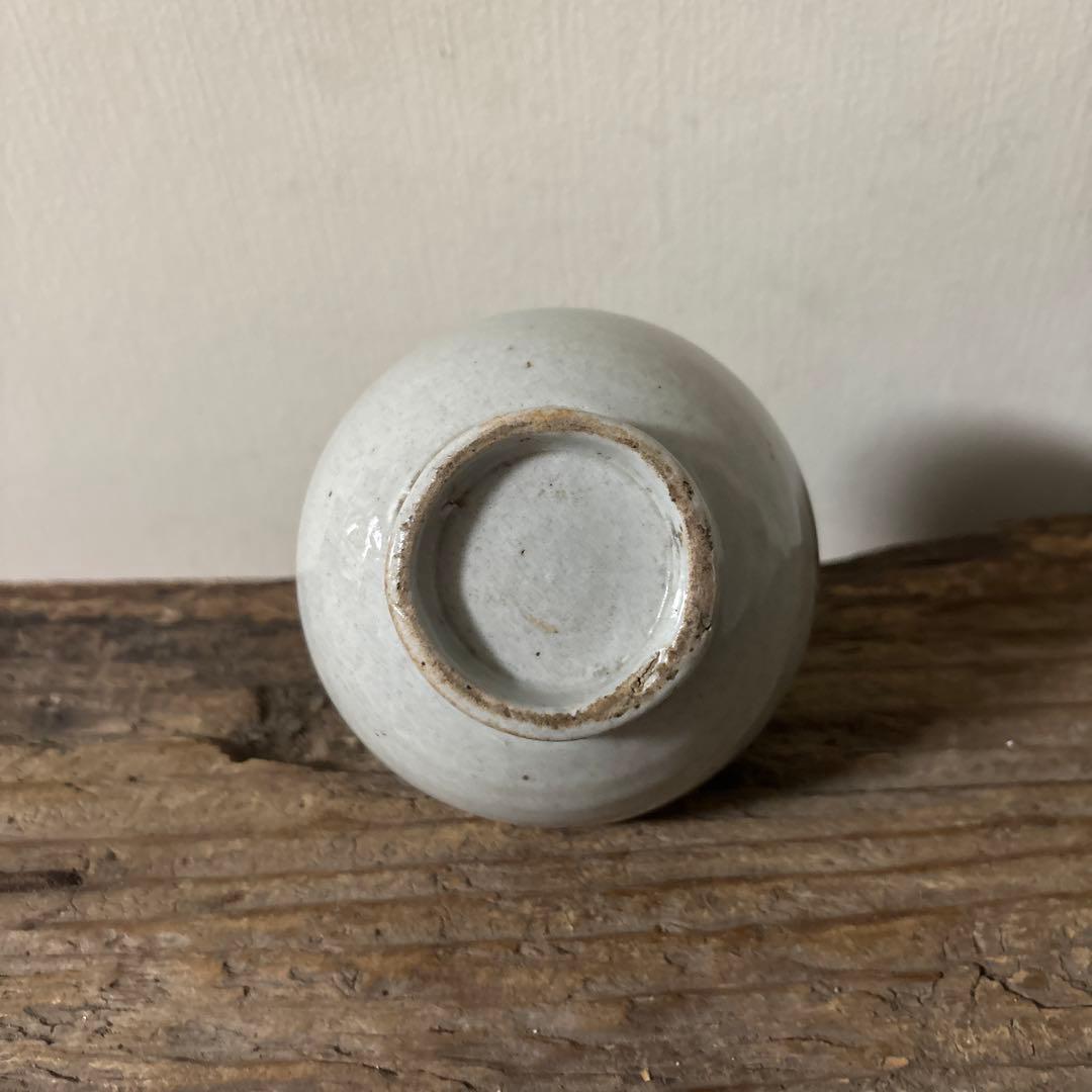 古伊万里染付油壷　②江戸時代　骨董　民芸　古道具　アンティーク検:白洲正子　李朝