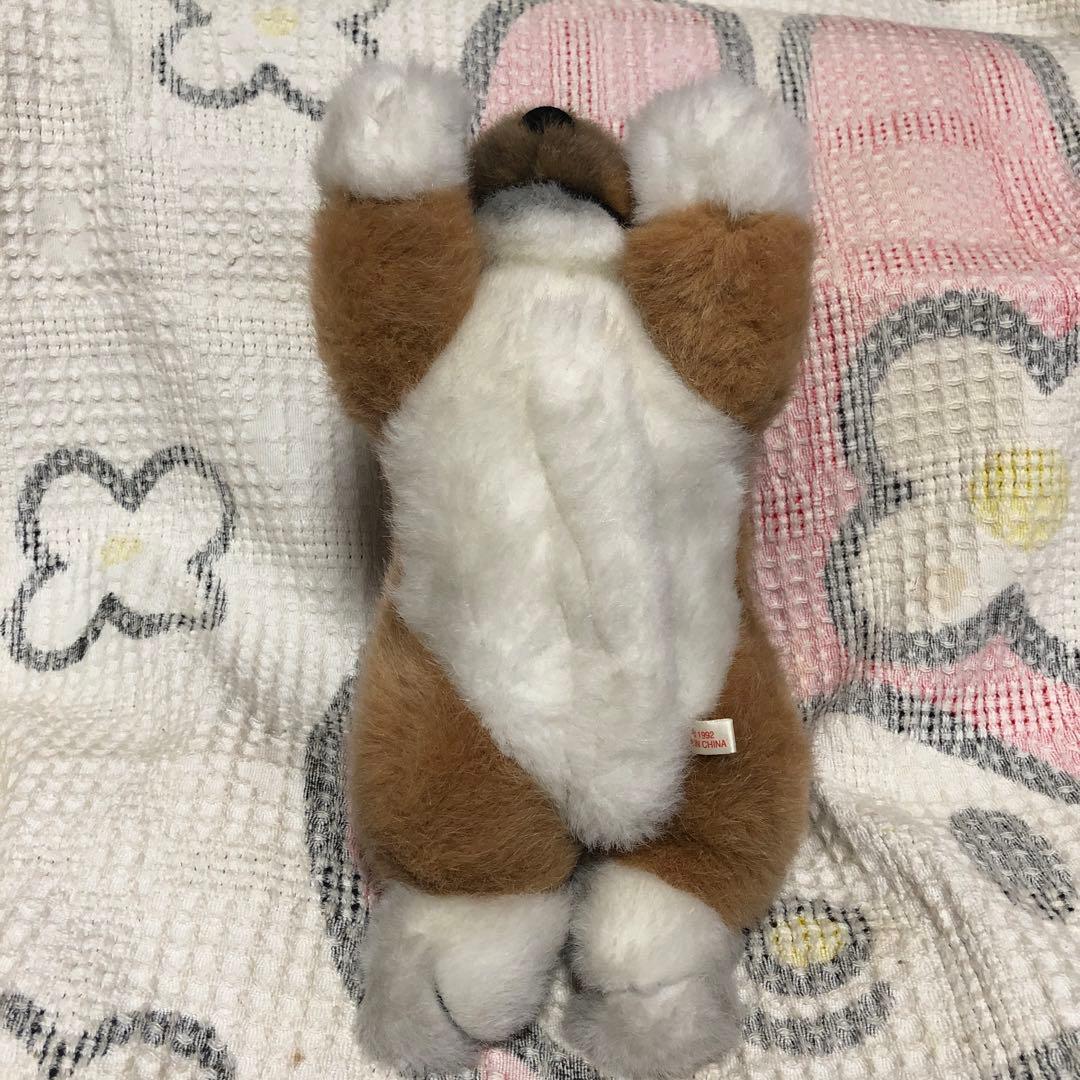 平成レトロ 1992 バンダイ×セキグチ製 鳴く 犬 ぬいぐるみ 中古品