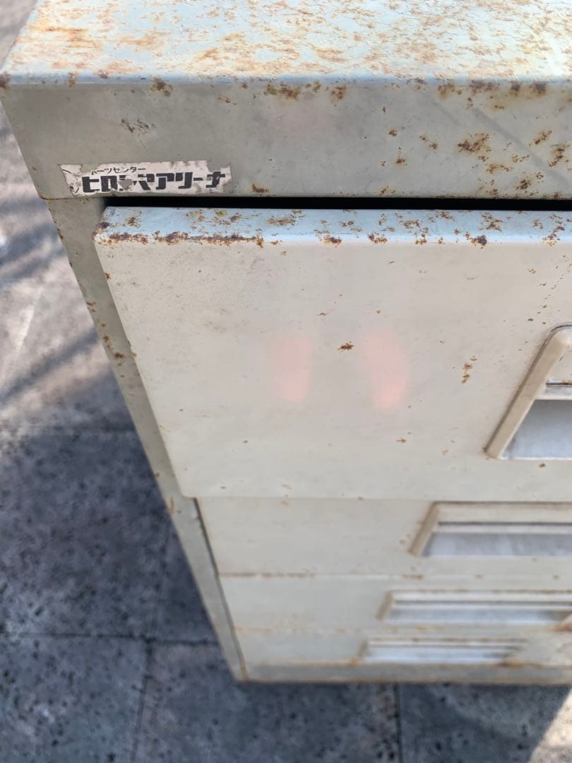 レトロ　スチールラック　スチール棚　スチールキャビネット