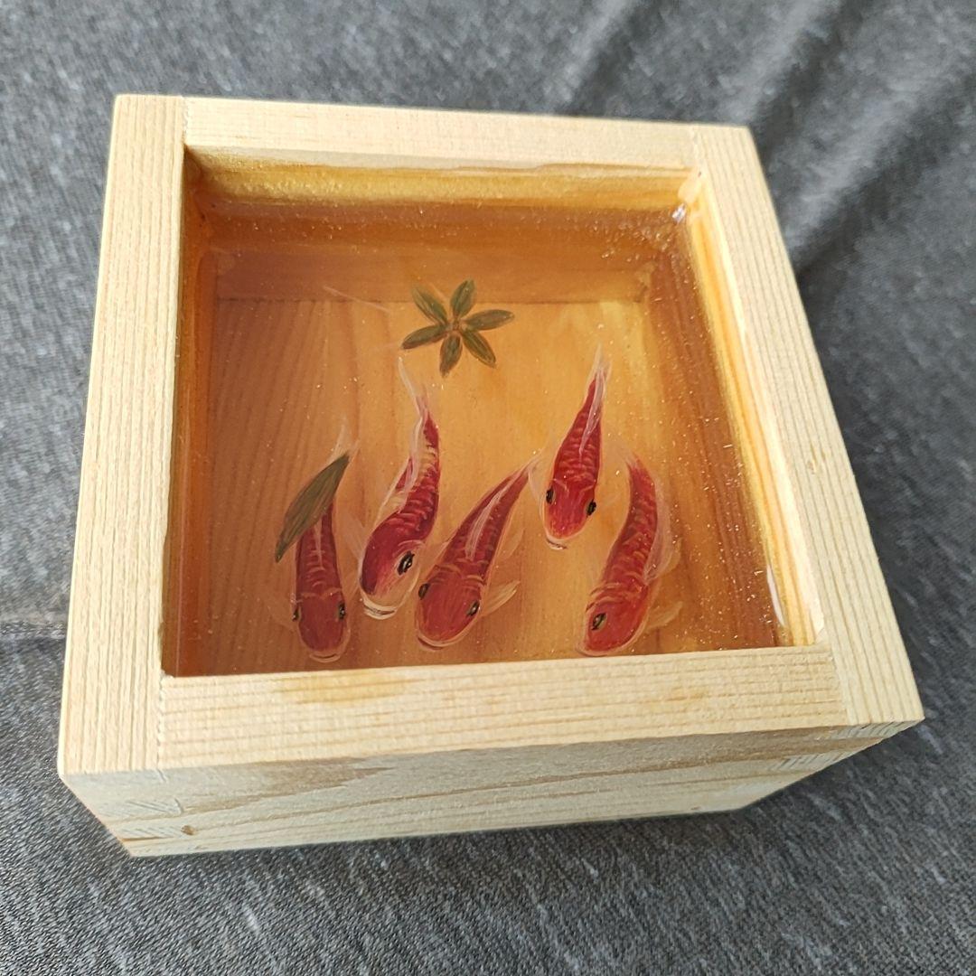 2.5Dの立体的な金魚オブジェ