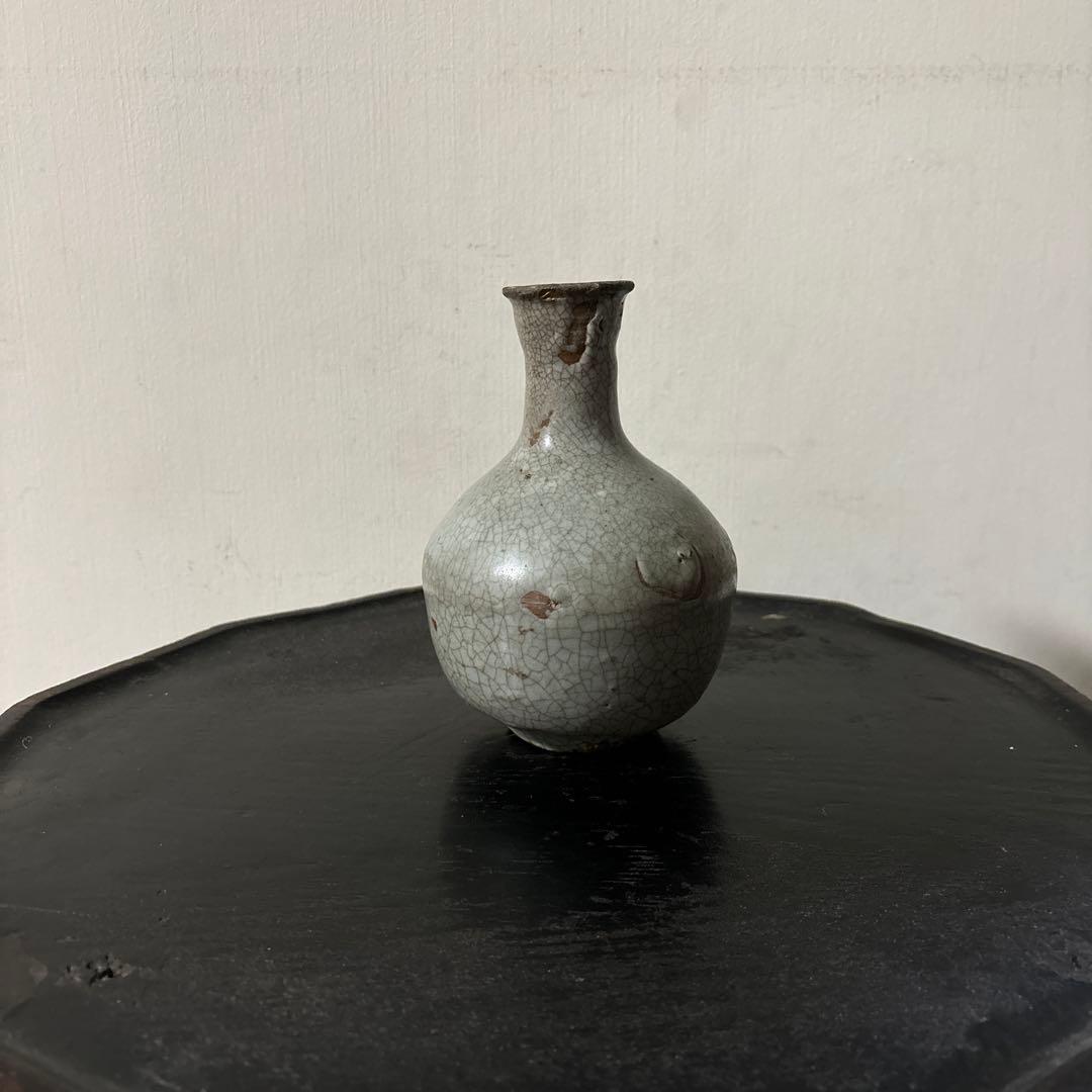 李朝白磁徳利 骨董 韓国骨董 アンティーク 古道具 白洲正子 秦秀雄