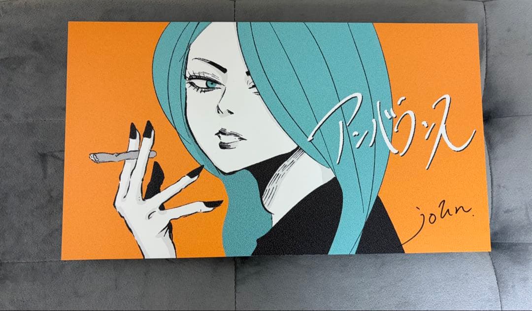 TOOBOE john史展 サイン入りボード アンバランス